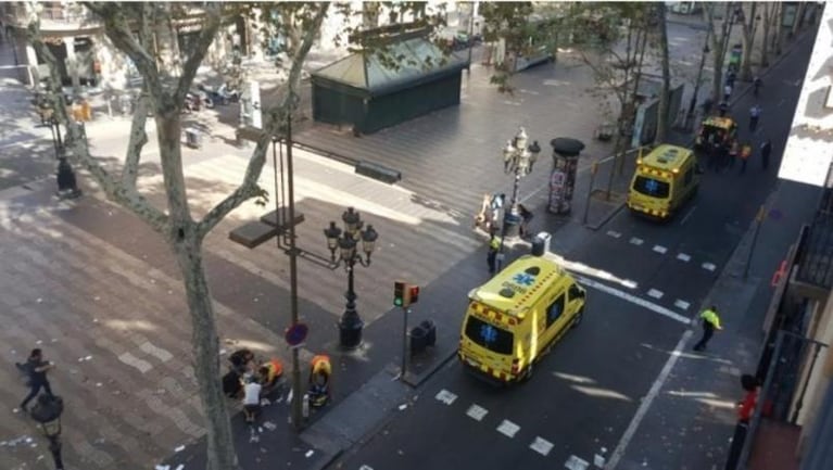 El relato de una argentina testigo del atentado en Barcelona