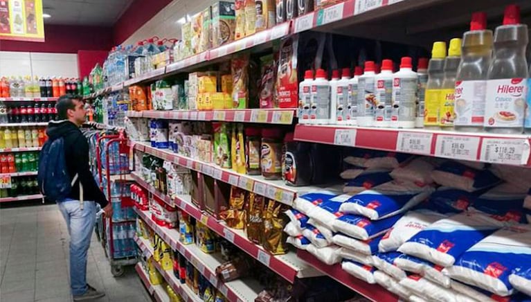El relevamiento de Telenoche y un aumento ínfimo de los precios de alimentos.