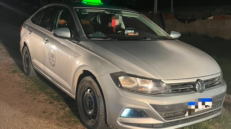 El remis robado en el sur de Córdoba.