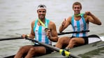 El remo argentino logró la tercera medalla de oro. Foto: Telam.