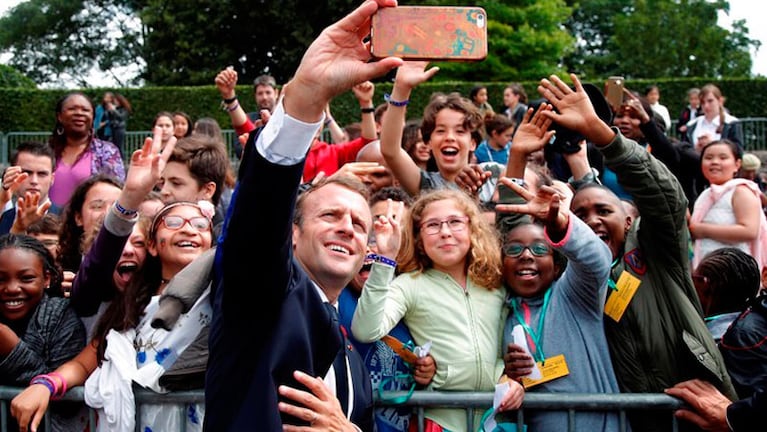 El reto viral de Emmanuel Macron se volvió viral.