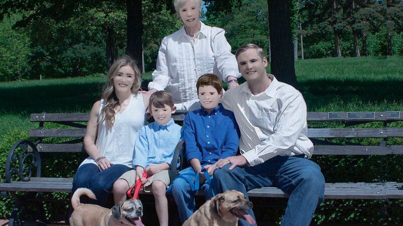 El retrato que indignó a la familia en Estados Unidos.