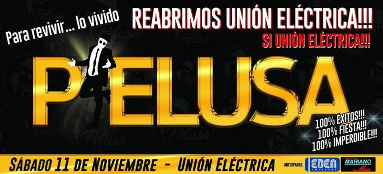 El Rey Pelusa reabrirá Unión Eléctrica
