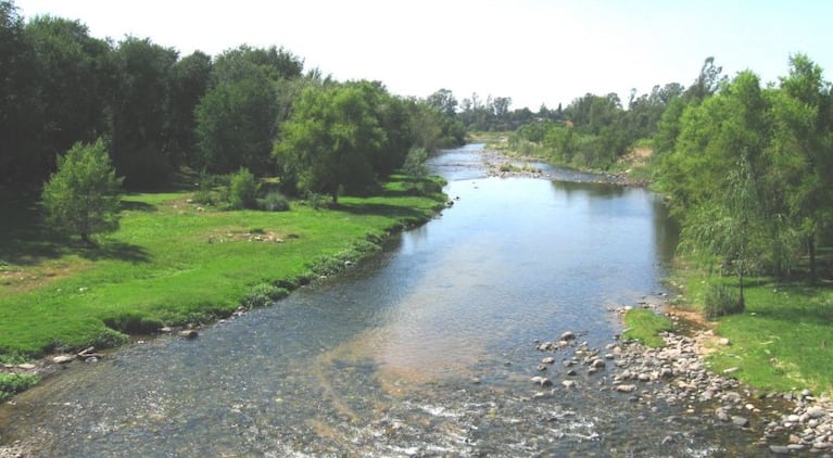 El río de Anisacate es ideal para ir con niños.