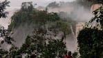 El río Iguazú registró una crecida extraordinaria por las lluvias en Brasil.