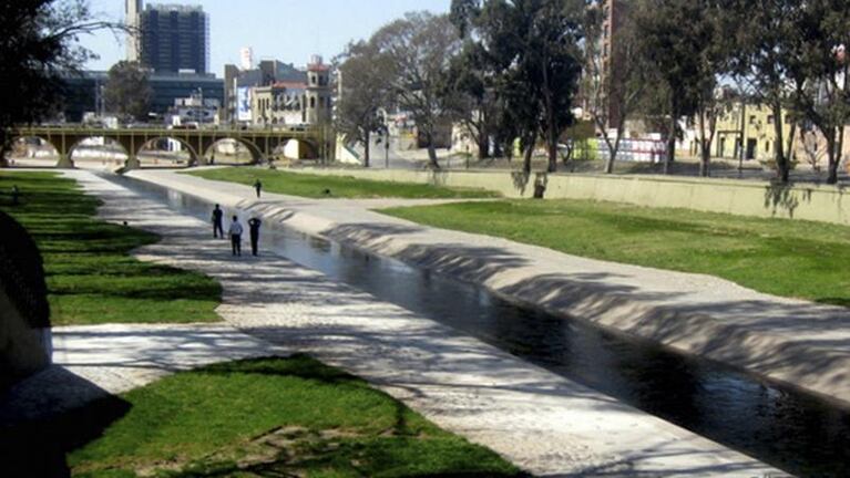 El río Suquía, el futuro Puerto Madero cordobés