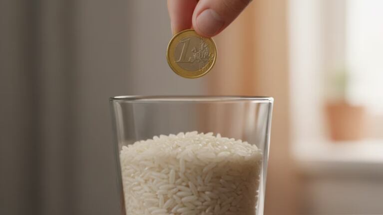 El ritual del arroz y la moneda promete atraer abundancia en el Año Nuevo.