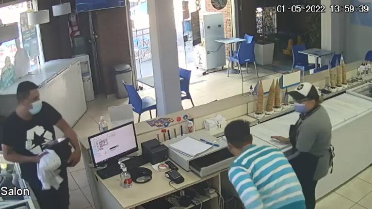 El robo ocurrió a plena luz del día.