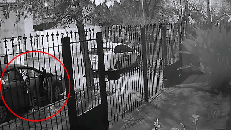 El robo ocurrió en calle Pablo Mirizzi en el barrio Parque Vélez Sarsfield. (Captura video)