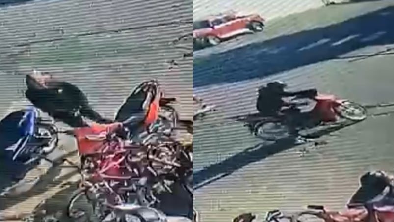 El robo ocurrió en plena avenida Juan B Justo.