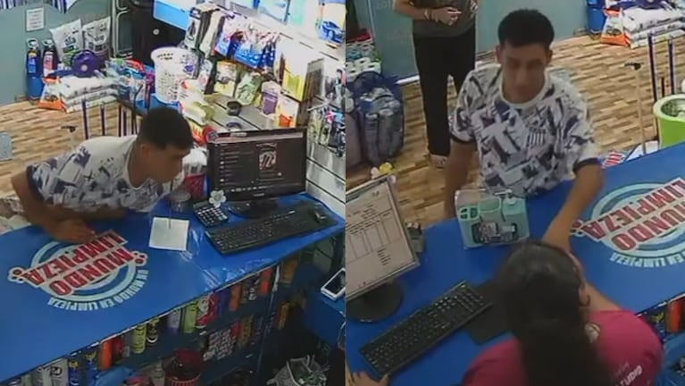 El robo ocurrió en un local de la avenida Alem.