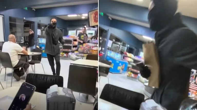 El robo quedó grabado por los anteojos inteligentes de una víctima.