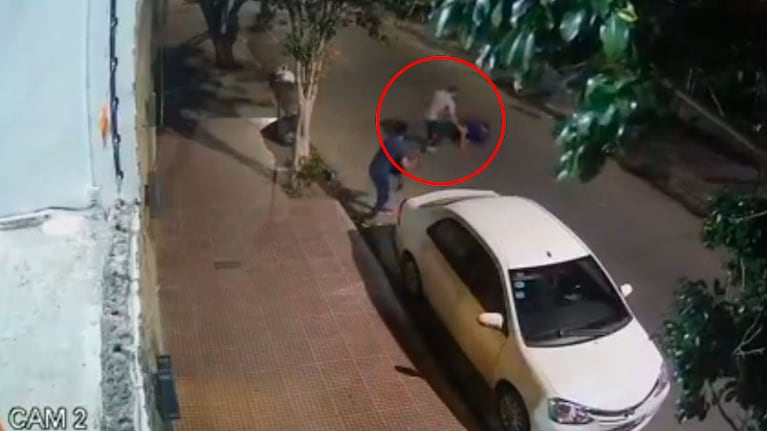 El robo quedó registrado.