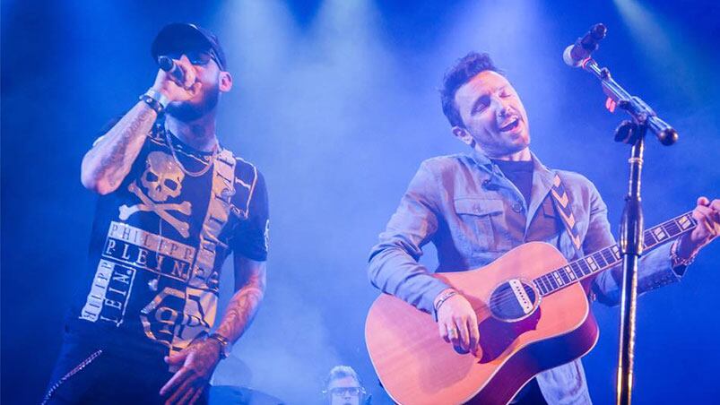 El rock y el cuarteto, juntos en el escenario de Plaza de la música.