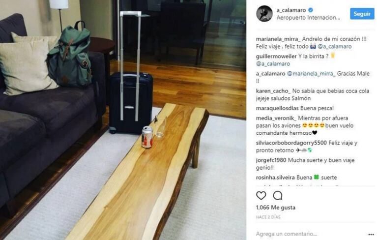 El romance menos esperado entre Andrés Calamaro y Marianela Mirra