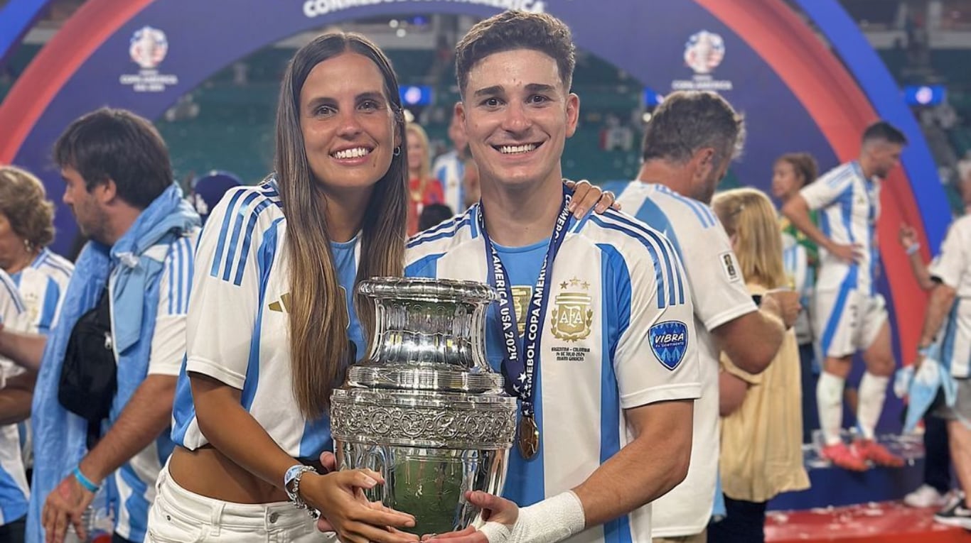 El romántico mensaje de Emilia Ferrero para Julián Álvarez luego de su gol con la Selección argentina. (Foto: emiliafferrero/IG)