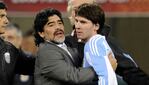 El rosarino evitó hablar públicamente al respecto pero publicó una foto de Maradona en Instagram.