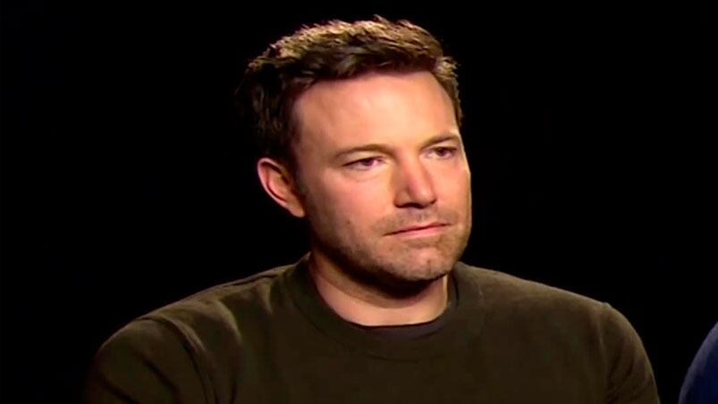 El rostro de Ben Affleck tras las críticas por la película. 