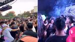 El sábado hubo dos grandes fiestas: los participantes subieron videos a Instagram.