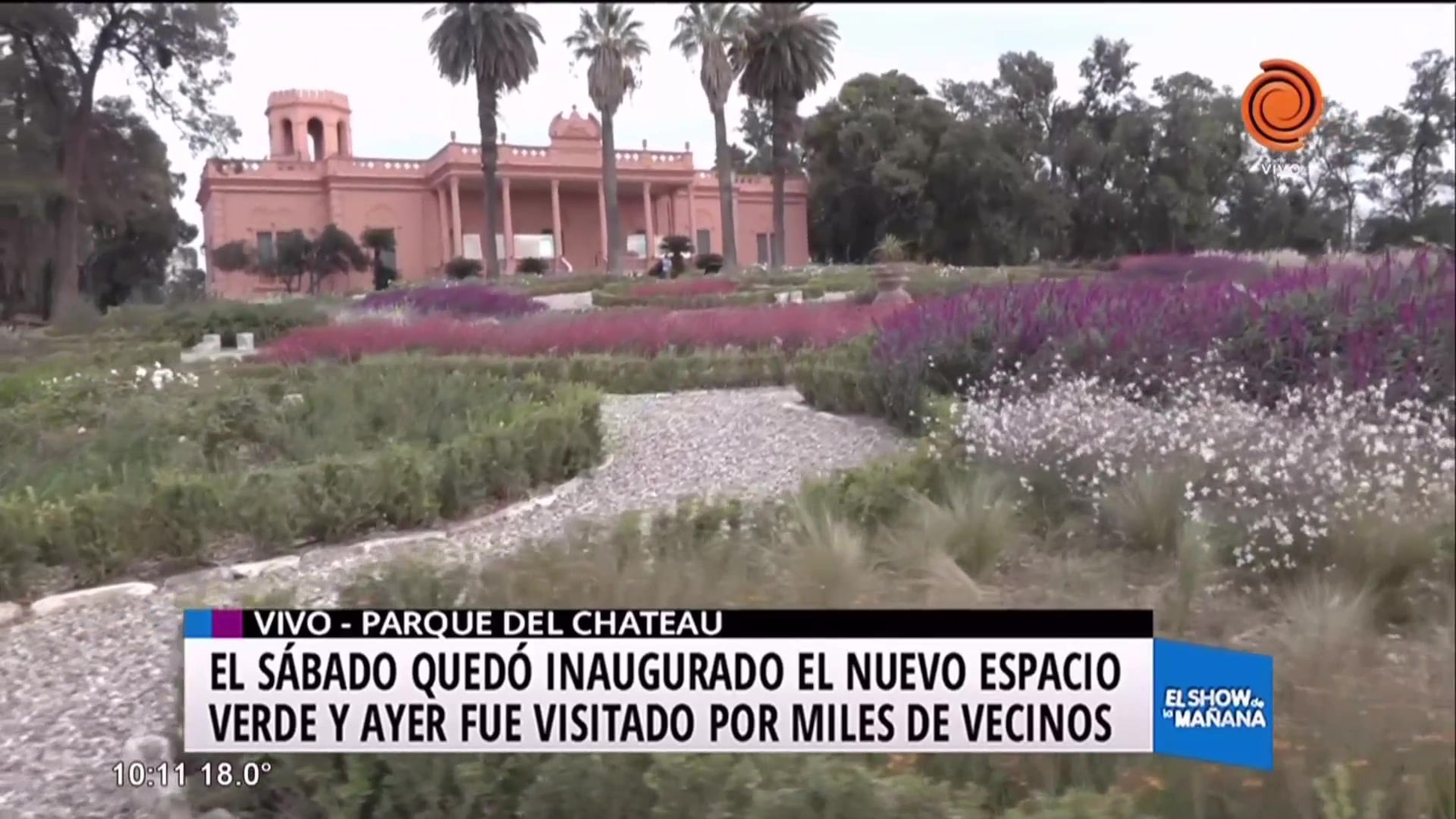 El saldo de la inauguración del Parque del Chateau