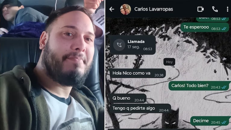 El saludo de “Carlos Lavarropas” se volvió viral y tocó el corazón de miles de usuarios.