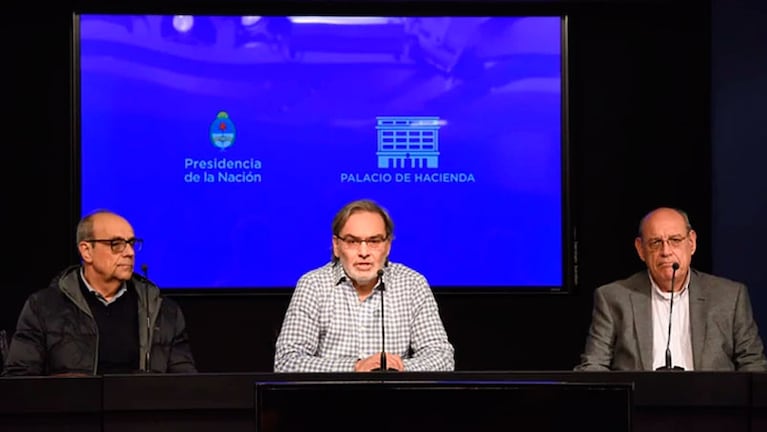 El secretario de Energía Gustavo Lopetegui dio una conferencia de prensa.
