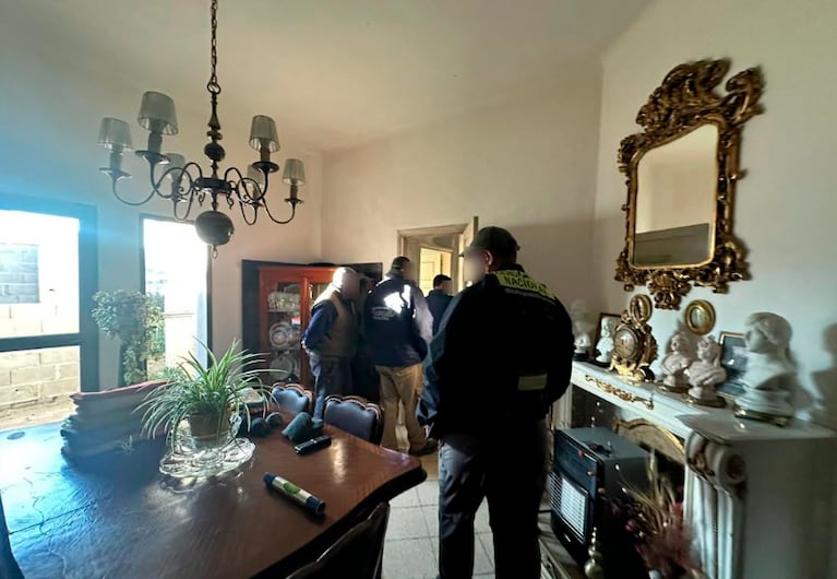 El secuestro de elementos fue en una casa de Alcira Gigena.
