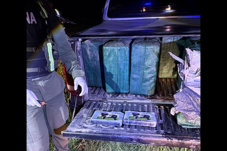 El secuestro de la cocaína con el sello del cebú en provincia de Santa Fe.