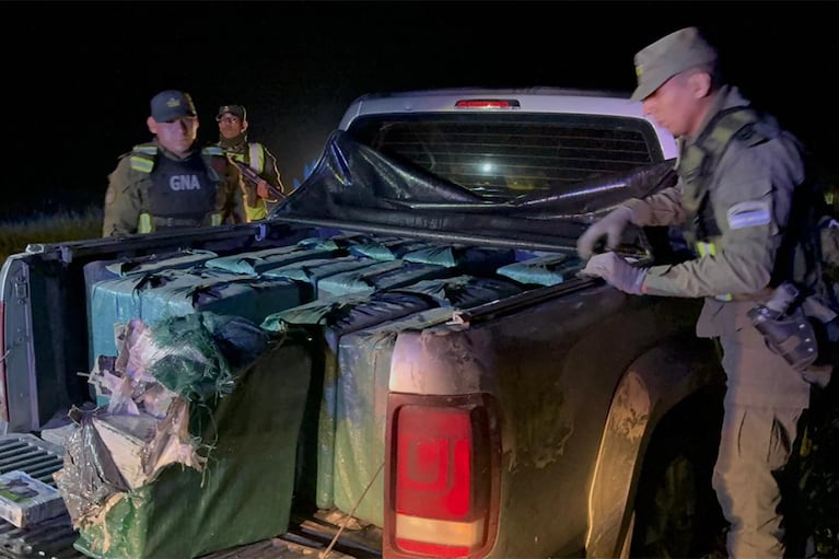 El secuestro de la cocaína con el sello del cebú en provincia de Santa Fe.