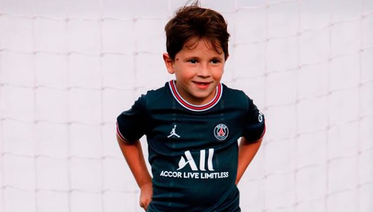 El segundo hijo de Messi y Roccuzzo cumplió siete años. 