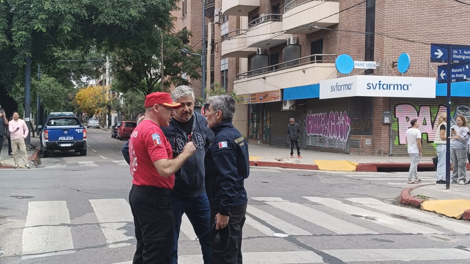 El segundo piso de la sede del Apross se incendió en pleno Viernes Santo.
