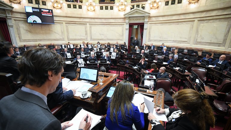 El Senado aprobó los proyectos de fondos para las provincias. Foto: Charly Diaz Azcue / Comunicación Senado