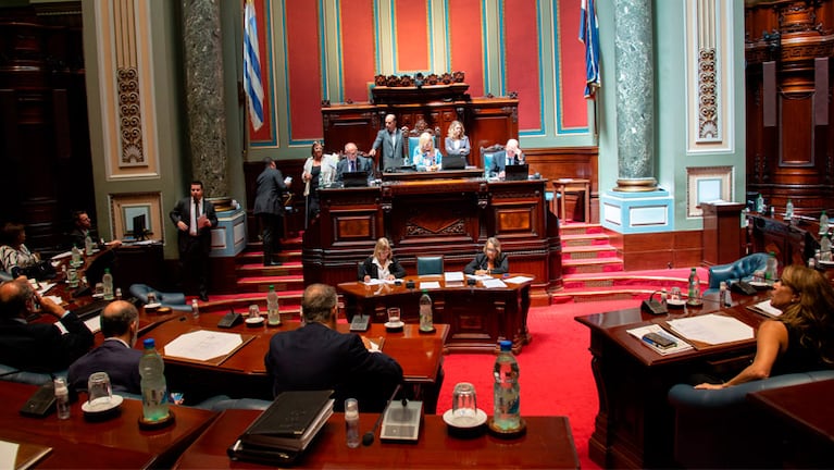 El Senado uruguayo tuvo que anular el minuto de silencio.