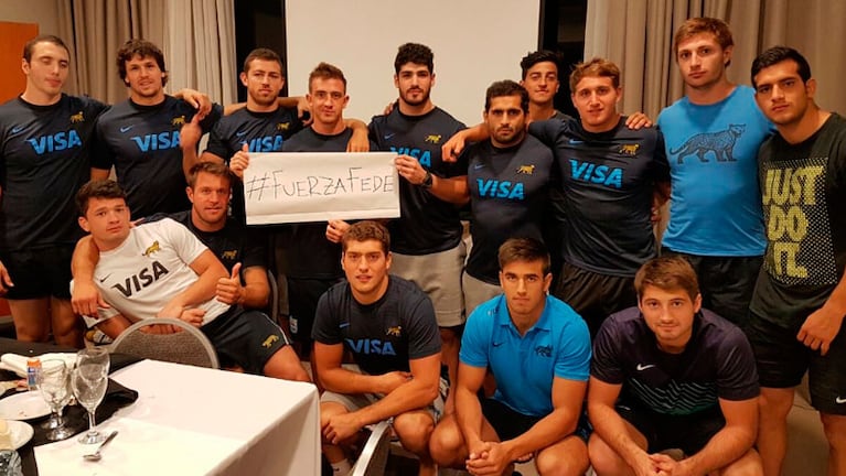 El seven de la Unión Argentina de Rugby se sumó a la campaña.