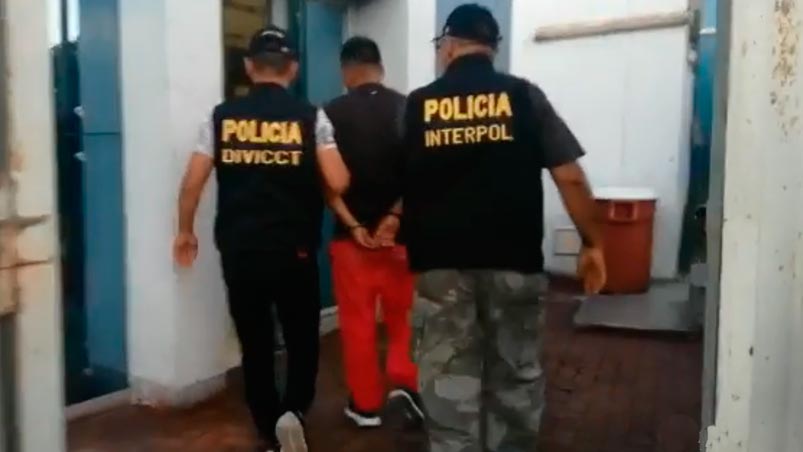 El sicario había estado detenido en Perú por un robo.