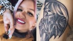 El significado del tatuaje de "San La Muerte" de More Rial. 