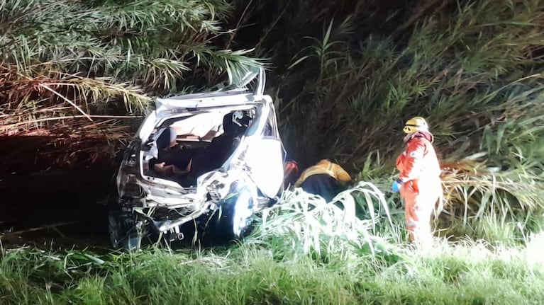 El siniestro ocurrió en la Ruta provincial 13, a la altura de Costa Sacate.