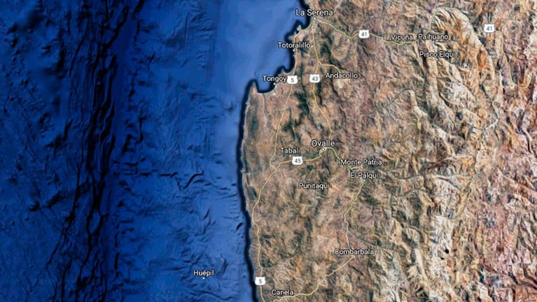 El sismo tuvo lugar en la costa chilena.