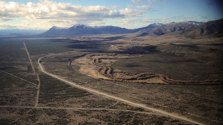 El sobrevuelo sobre el territorio "sagrado", por ahora, no aportó mayores datos a la causa.