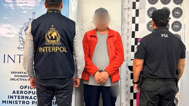 El sospechoso fue puesto a disposición de la Justicia Federal de Córdoba. Foto: PFA.