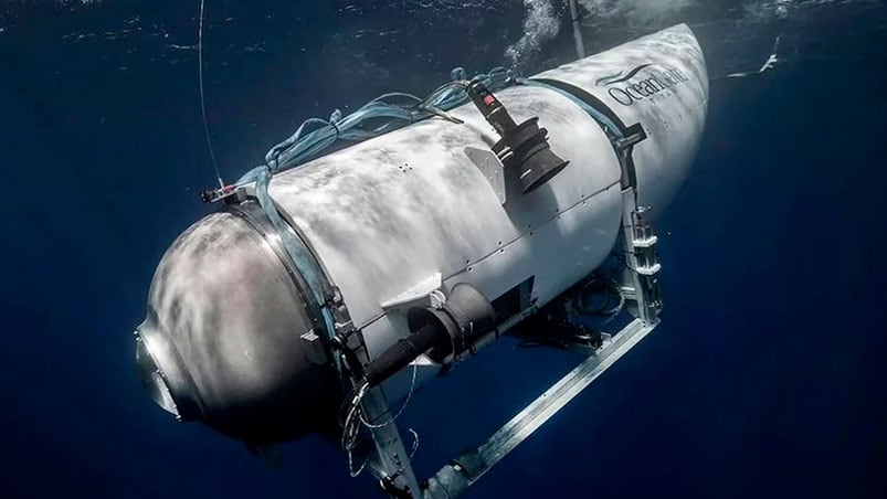 El submarino se extravió el pasado domingo. 