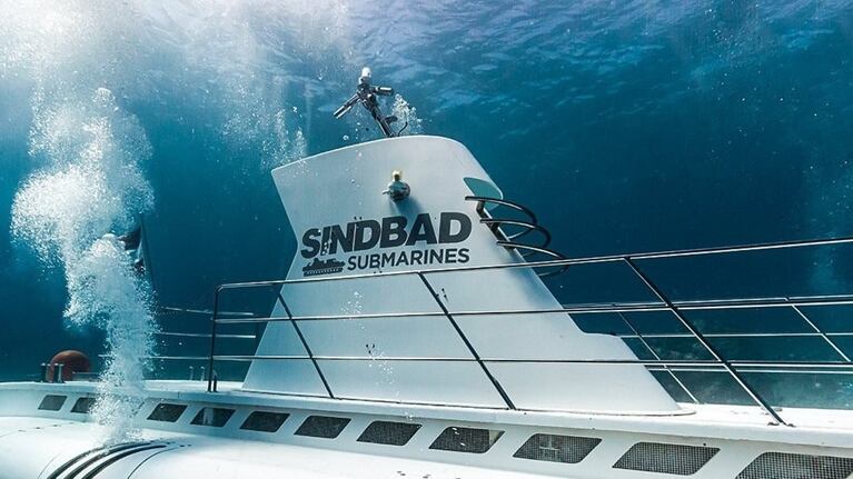 El submarino Sindbad lleva varios años realizando este tipo de paseos turísticos en la zona.