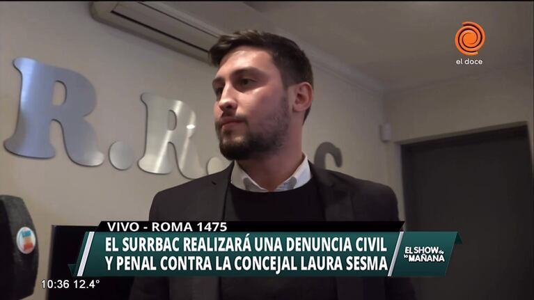 El Surrbac demandará a Laura Sesma