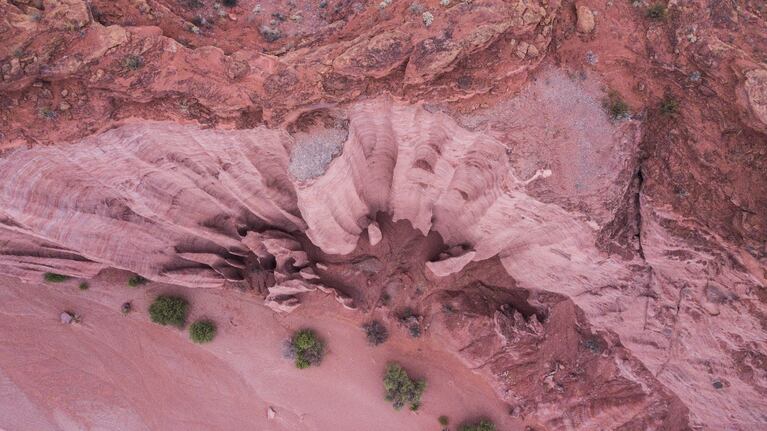 El Talampaya, majestuoso desde el aire. Foto: Lucio Casalla / ElDoce.tv.