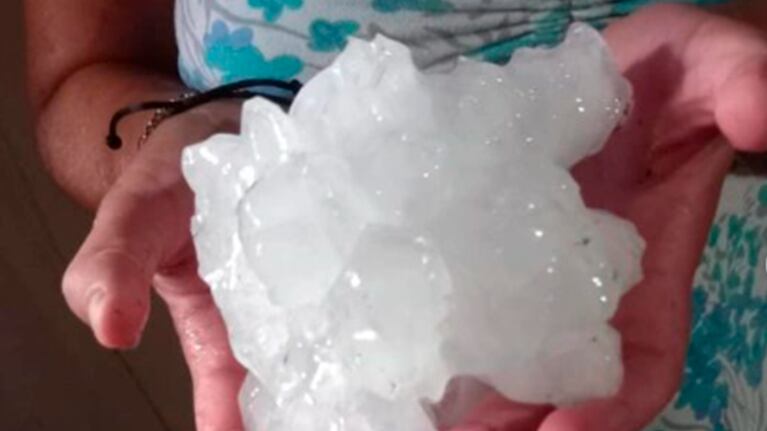 El tamaño de los bloques de hielo sorprendió a todos.