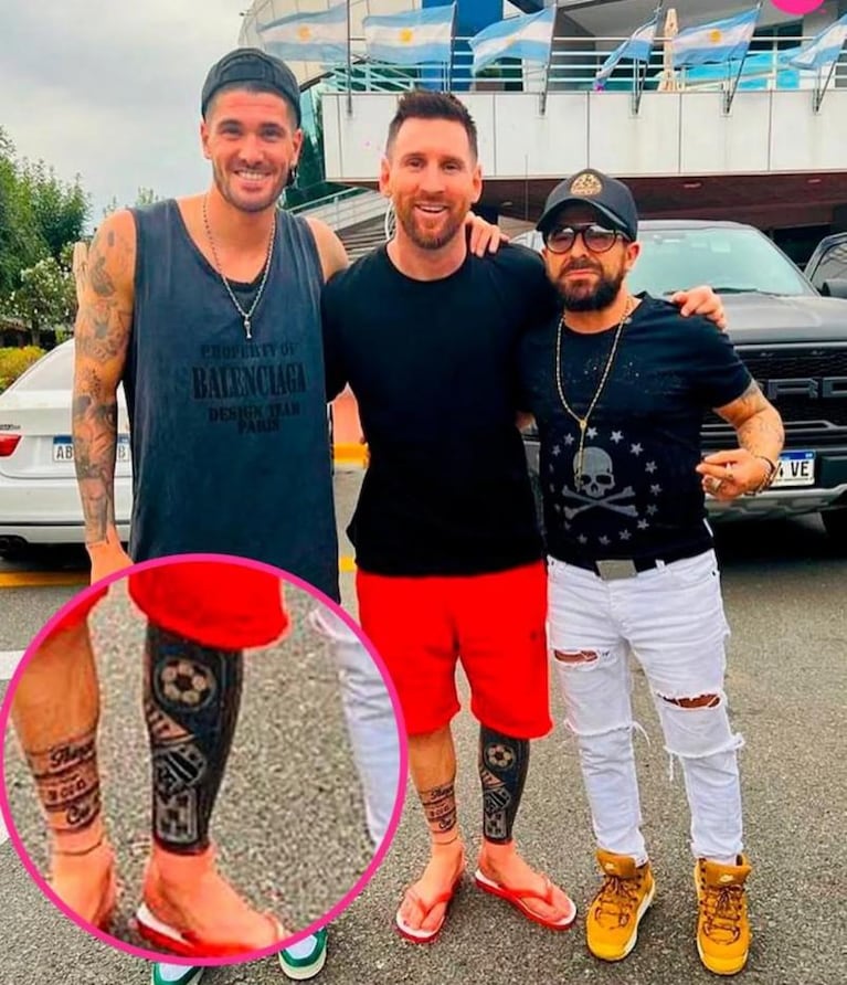 El tatuaje de Messi que refleja su amor por la Selección Argentina