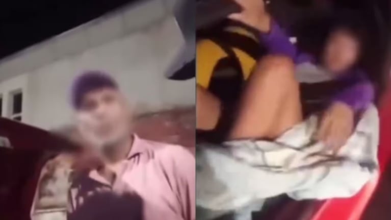 El taxista conducía alcoholizado y su novia estaba en el baúl.