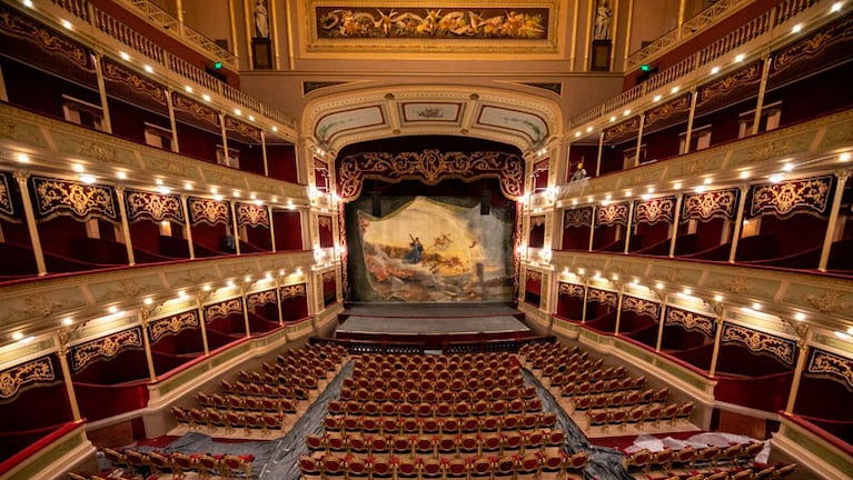 El Teatro del Libertador renace. Foto: Gobierno de la Provincia.