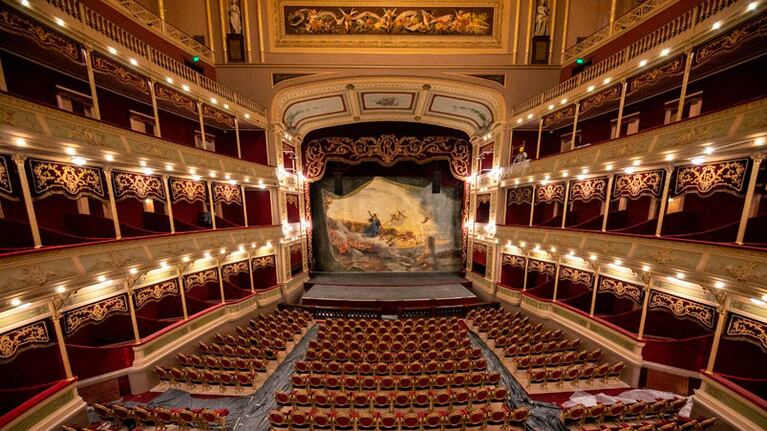 El Teatro del Libertador renace. Foto: Gobierno de la Provincia.
