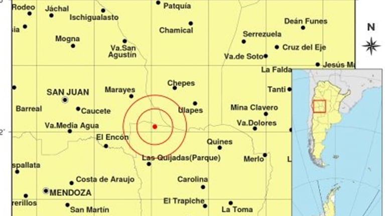 El temblor se sintió en Córdoba